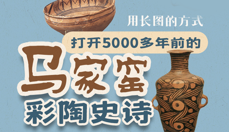 用長圖的方式，打開5000多年前的馬家窯彩陶史詩
