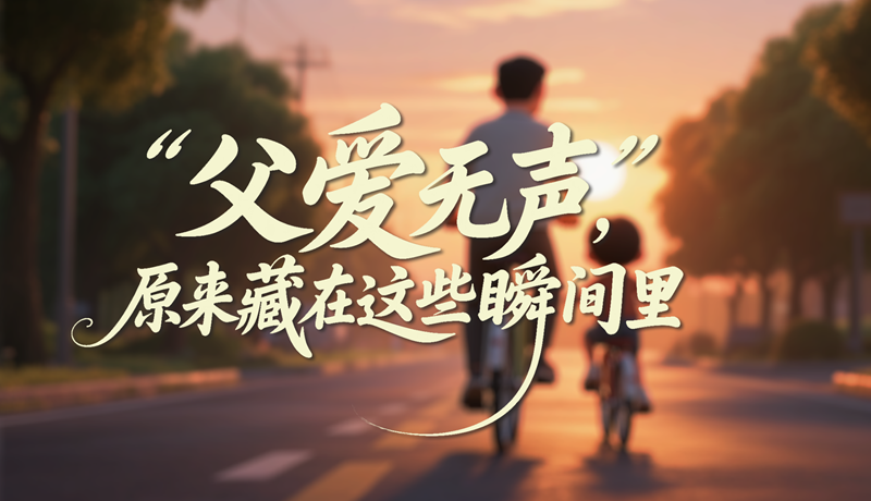 AI視頻|父愛(ài)無(wú)聲，原來(lái)藏在這些瞬間里