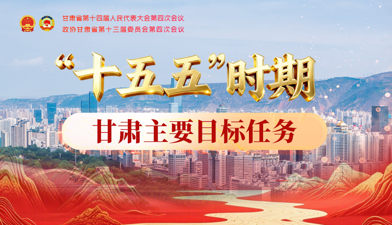 【聚焦2026甘肅兩會】圖解| “十五五”時(shí)期甘肅主要目標(biāo)任務(wù)